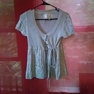 Short dressy sweater